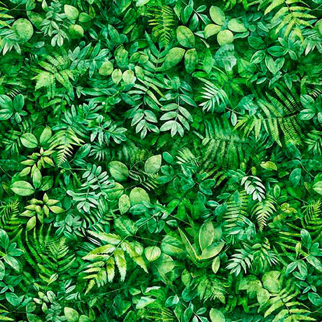 mixed foliage, Earthly Delights Collection Cotton Fabric 31