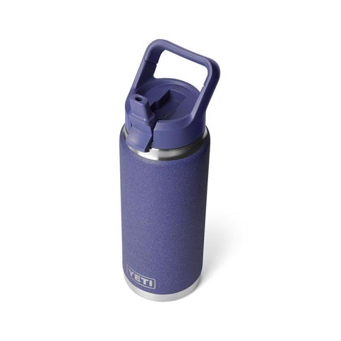 Yeti Rambler 26 oz Water Bottle with Straw Cap in moon dust