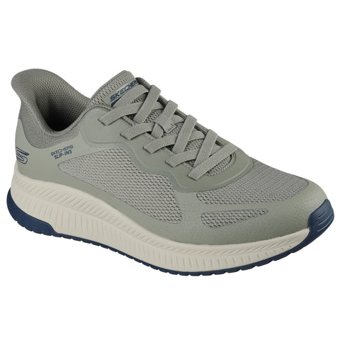 Skechers men's Slip-ins BOBS Sport Squad Chaos 4 shoe in olive