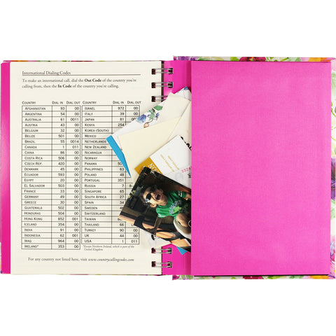 Pocket of address book