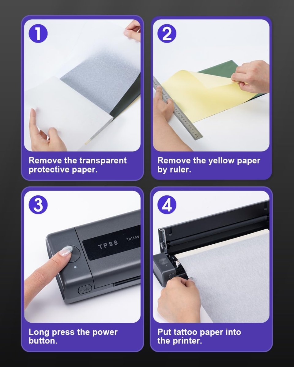 Phomemo TP88 Wireless Tattoo Stencil Printer - Tattoo Unleashed