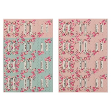 pink and blue, Bible Indexing Stickers: Old & New Testament ITAB0