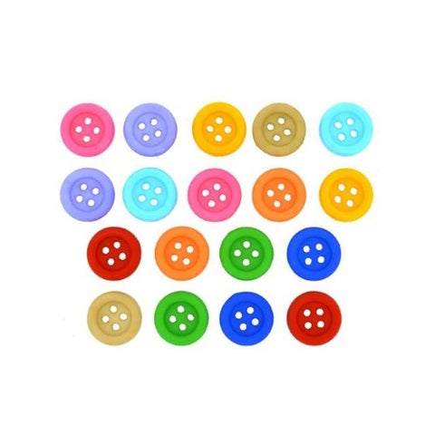 Dress It Up Row by Row basic buttons in various colors