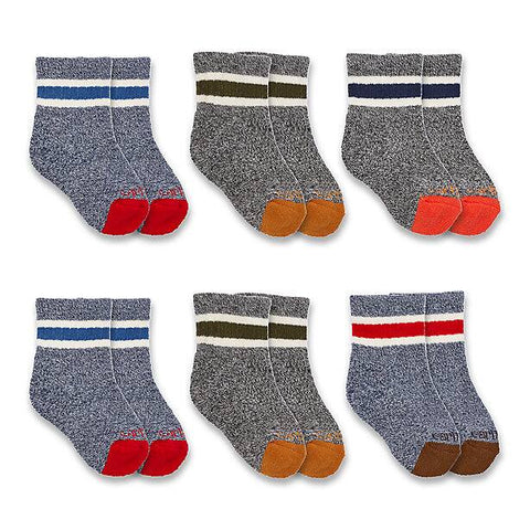 Children's 6-Pack Midweight Camp Crew Socks SC0146
