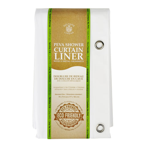 Frosted PEVA Shower Curtain Liner