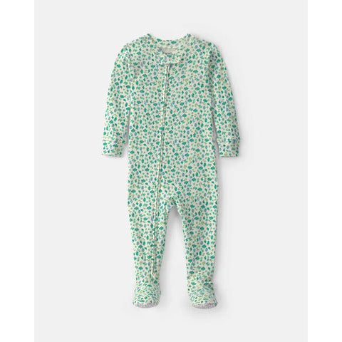 sea life, Baby Girls' Footed Pajamas 1V