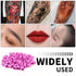 Skull Tattoo Ink Cups Plastic - Pink 50pcs - Tattoo Unleashed