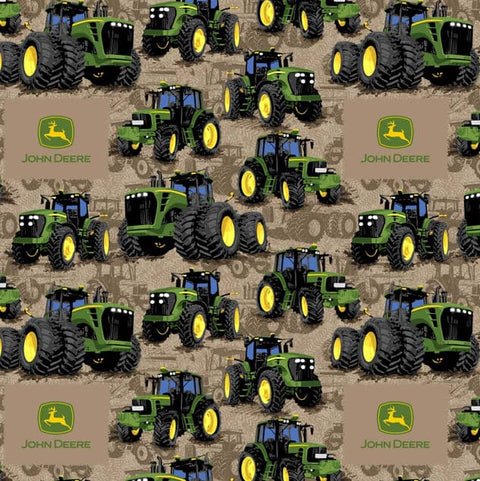 tan tractor flip john deere fabric