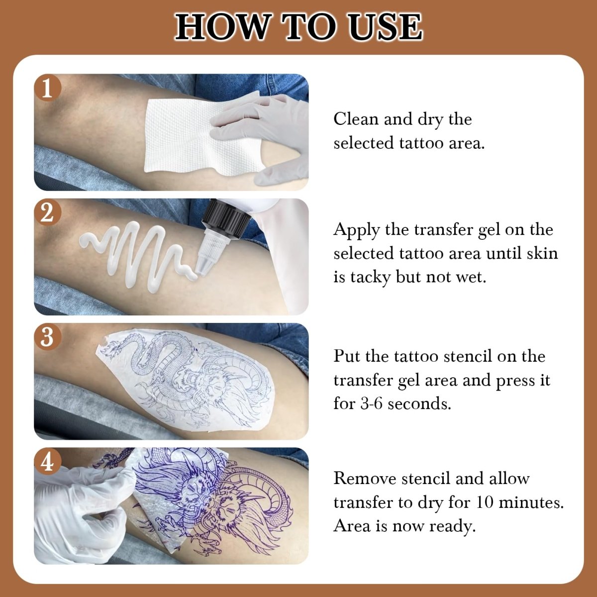 Tattoo Stencil Transfer Gel by Pjordo - 4oz - Tattoo Unleashed