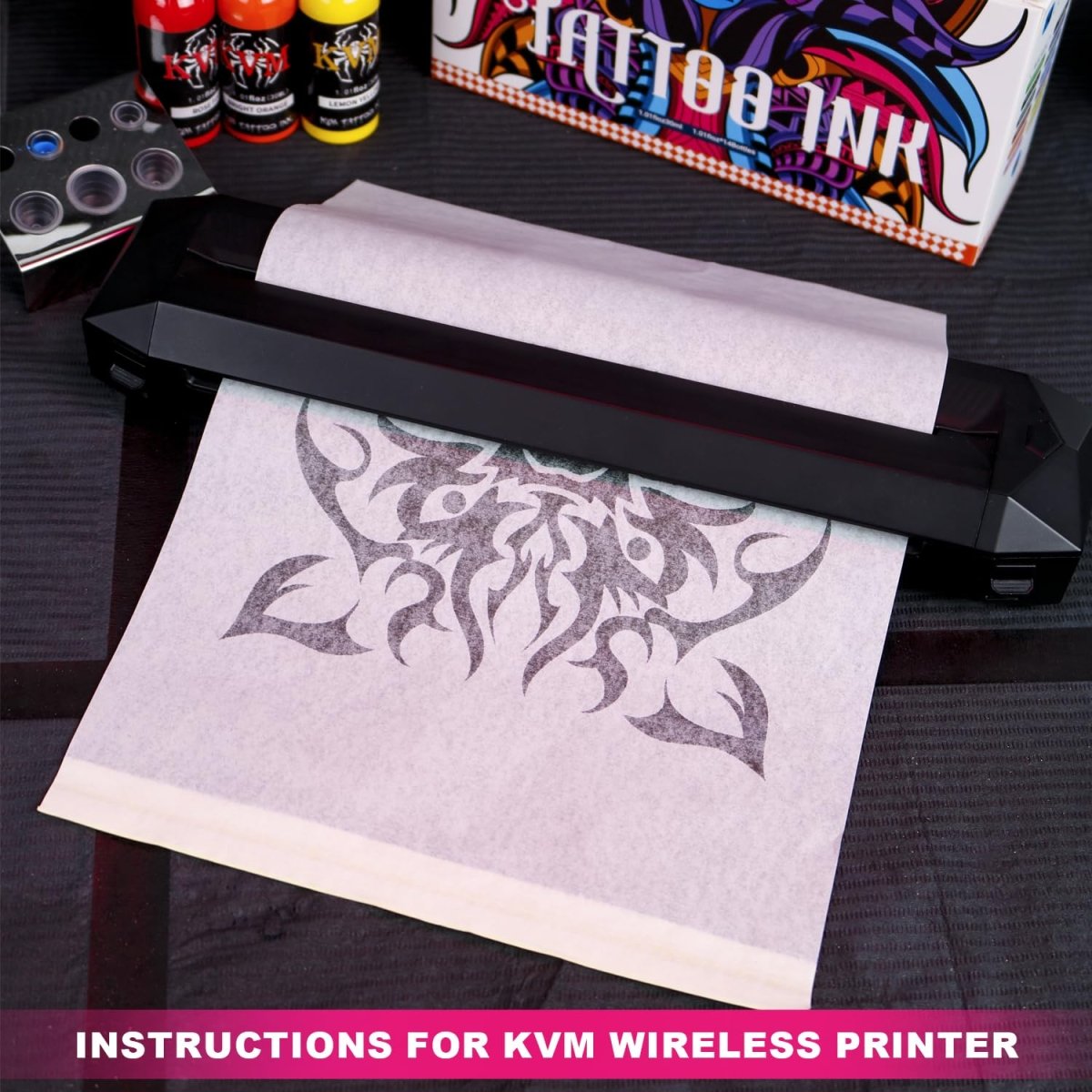 Tattoo Transfer Stencil Paper By KVM - A4 Size (100 Sheets) - Tattoo Unleashed