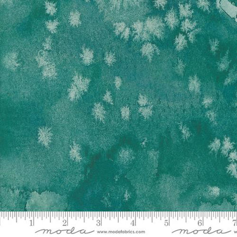 Floribunda Collection Basic Watercolor Cotton Fabric 8433 teal