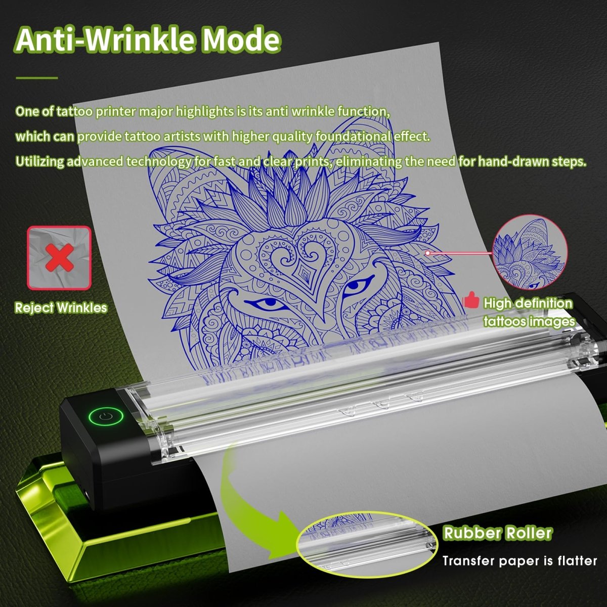 Tora Tattoo Pen Machine Kit with Stencil Printer - Tattoo Unleashed