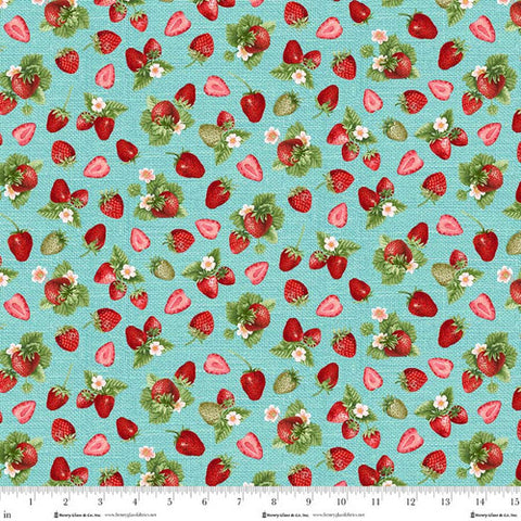 tossed strawberries, Berry Besties Collection Cotton Fabric 22