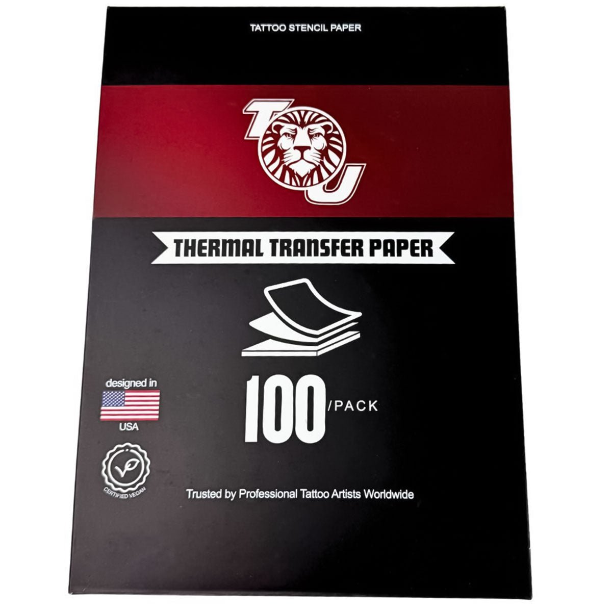 T.U. Tattoo Stencil Transfer Paper - 100 sheets, A4 Size - Tattoo Unleashed