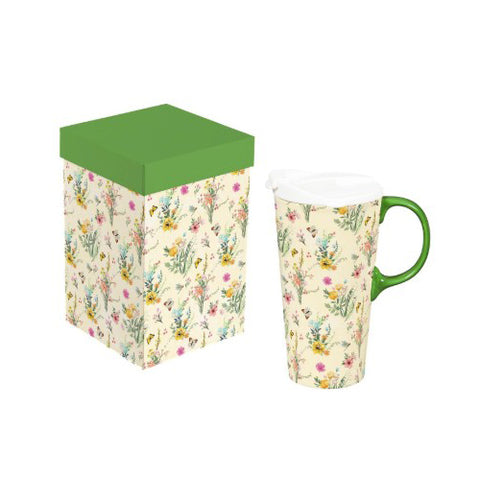 wildflowers, Ceramic Perfect Cup with Gift Box TK2