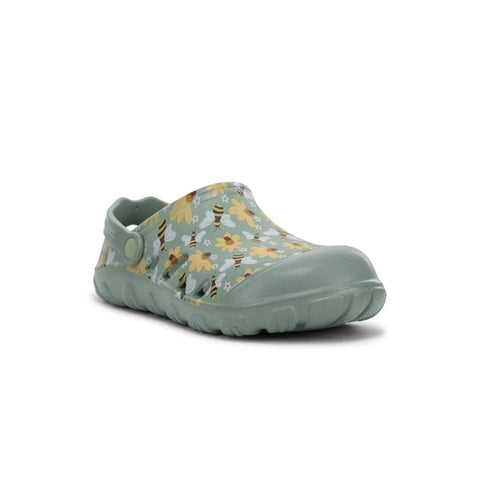 Western Chief women's Easies Bee Meadow clog front view