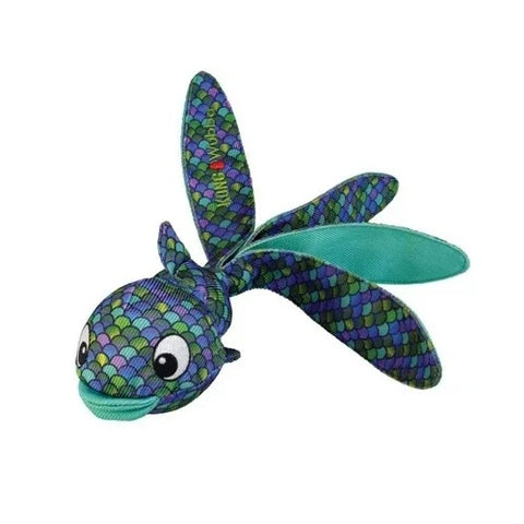 Wubba Finz Squeaker Dog Toy in Blue