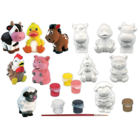 Old MacDonald's Farm - Plaster Figurine Paint Set 22411