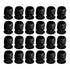 Yilong Black Disposable Tattoo Ink Caps Skull with Stable Base - 100pcs - Tattoo Unleashed