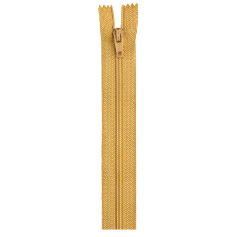 Temple gold zipper