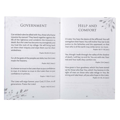 Psalms for Joyful Living Gift Book Inside Sample
