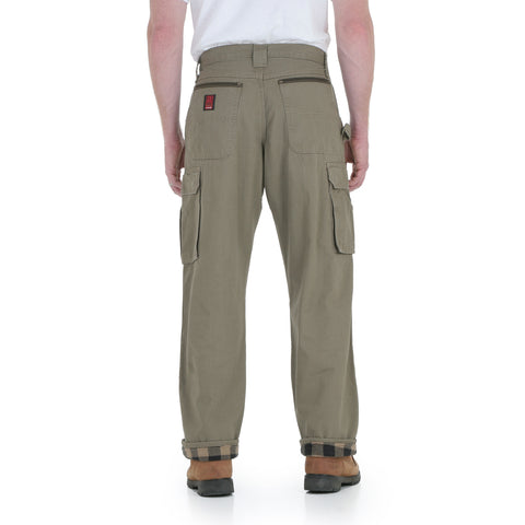 Back of men's Wrangler Riggs workwear